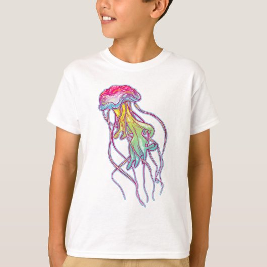Colorful Jellyfish T-shirt (Voorkant)