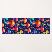 Colorful Jellyfish Yogamat (Voorkant (horizontaal))