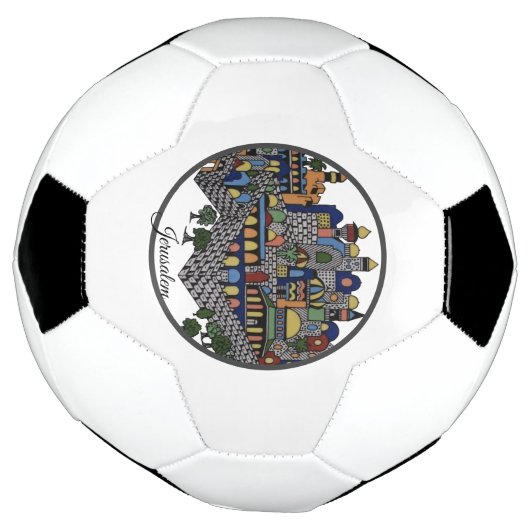 Colorful Jerusalem-keramiek Voetbal (Gedraaid)