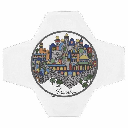 Colorful Jerusalem-keramiek Voetbal (Enkel)