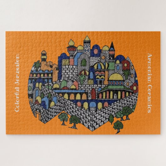 Colorful Jerusalem Legpuzzel (Horizontaal)