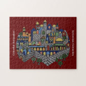 Colorful Jerusalem Legpuzzel (Horizontaal)