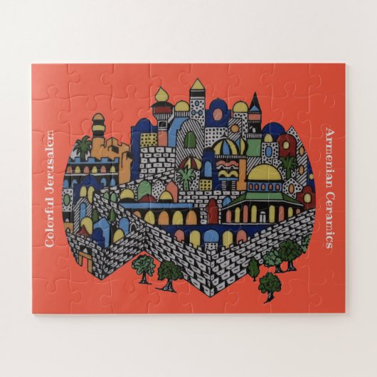 Colorful Jerusalem Legpuzzel (Horizontaal)