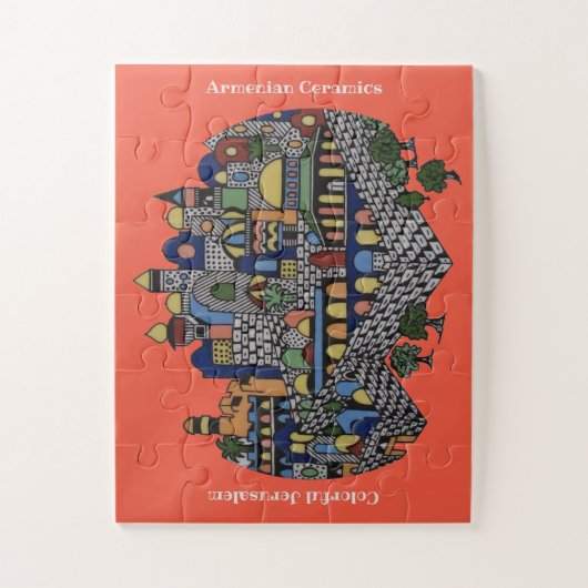 Colorful Jerusalem Legpuzzel (Verticaal)