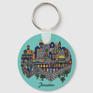Colorful Jerusalem Sleutelhanger
