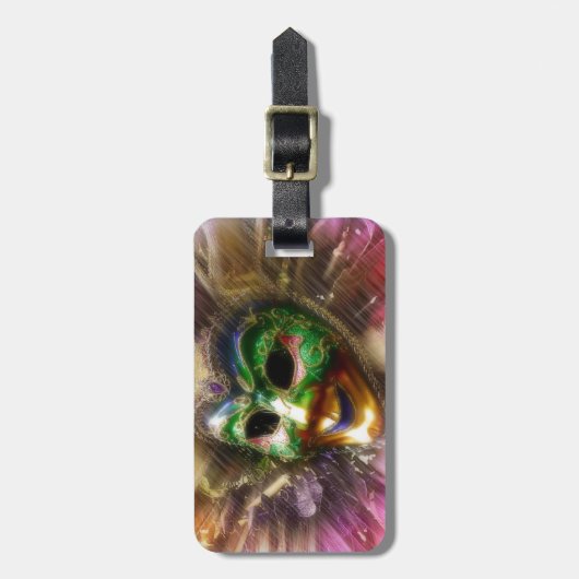 Colorful Jester Bagagelabel (Voorkant verticaal)