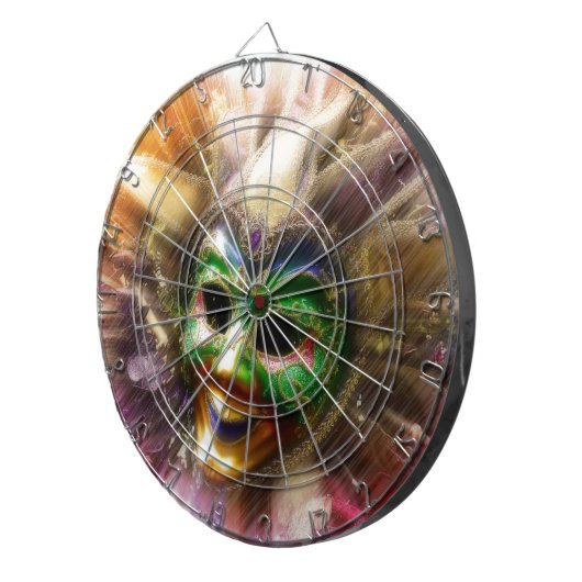 Colorful Jester Dartbord (Voorkant Rechts)