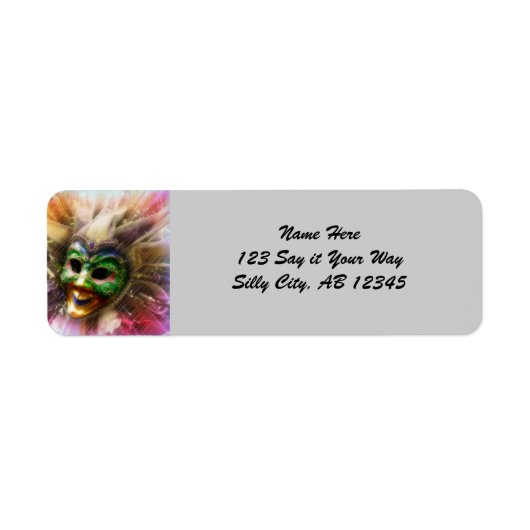 Colorful Jester Etiket (Voorkant)