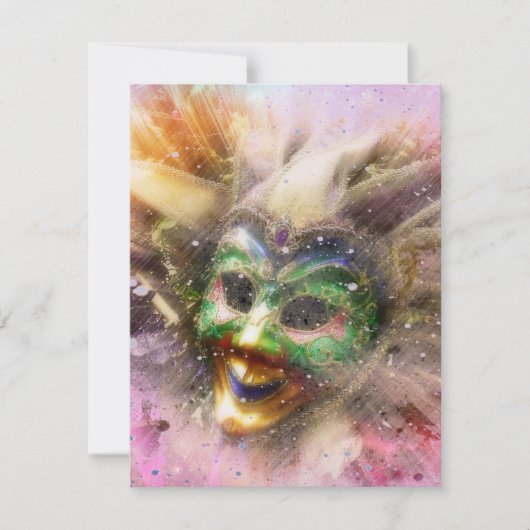 Colorful Jester Kaart (Voorkant)