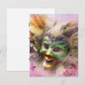 Colorful Jester Kaart (Voorkant / Achterkant)