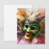 Colorful Jester Kaart (Voorkant / Achterkant)