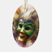 Colorful Jester Keramisch Ornament (Links)