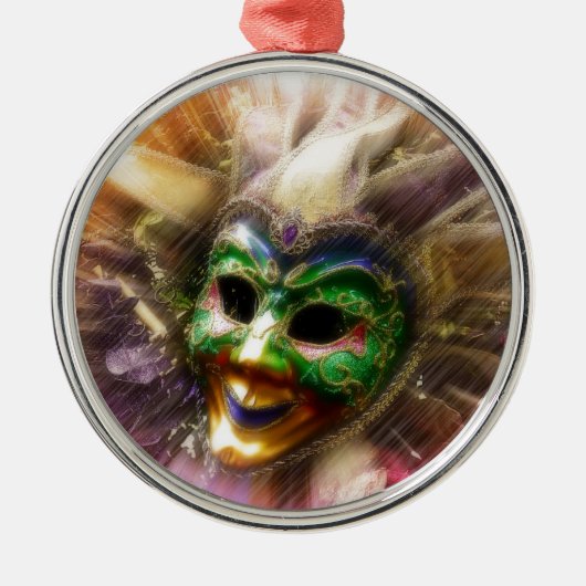 Colorful Jester Metalen Ornament (Voorkant)