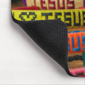 Colorful Jesus Wristbands Mousepad Muismat (Hoek)