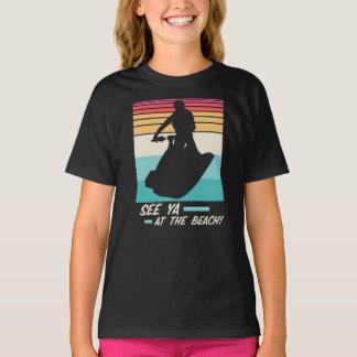 Colorful Jet Ski gezegde Surfstrand Colors quote T-shirt