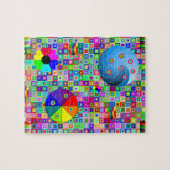 Colorful Jigzaag Puzzle Legpuzzel (Horizontaal)