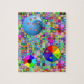 Colorful Jigzaag Puzzle Legpuzzel (Verticaal)