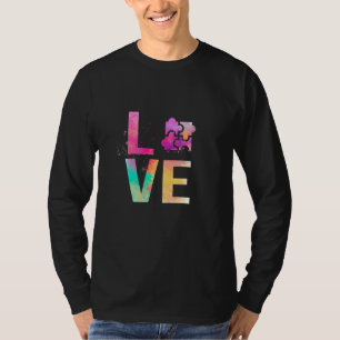 Colorful Jigzaag Puzzles mam Jigzaag Puzzles T-shirt