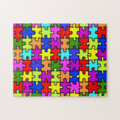 "Colorful jigzaagpuzzle"-puzzel Legpuzzel (Horizontaal)