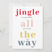 Colorful Jingle helemaal | PRETTIGE FEESTDAGEN (Voorkant)