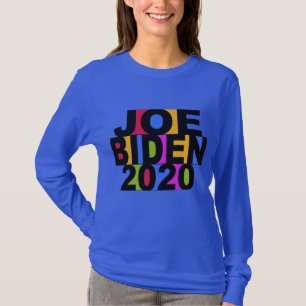 Colorful JOE BIDEN 2020 shirten en jassen T-shirt