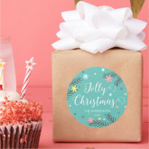Colorful Jolly Kerstfeestay Gift