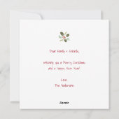 Colorful Joy kerstboom Foto Collage Feestdagenkaart (Achterkant)