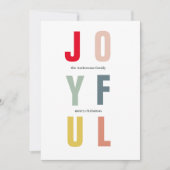 Colorful Joyful kerst | PRETTIGE FEESTDAGEN (Voorkant)