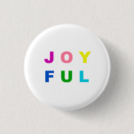 Colorful Joyful-kerstpop Ronde Button 3,2 Cm