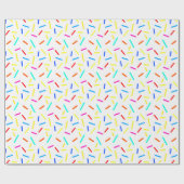 Colorful Joyful Sprinkles Confetti Pattern Gifts Cadeaupapier (Vlak)