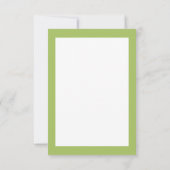 Colorful Judaica Hebrew Blessing Botanical BLANK Bedankkaart (Achterkant)