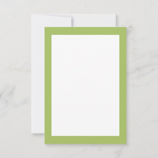 Colorful Judaica Hebrew Blessing Botanical BLANK Bedankkaart (Achterkant)