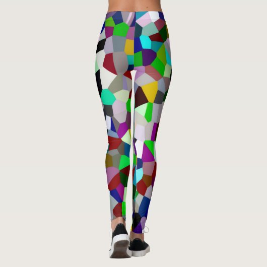 Colorful Jumble Leggings (Achterkant)