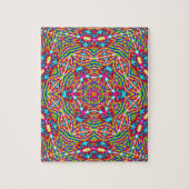 Colorful jumble Mandala Legpuzzel (Verticaal)