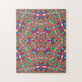 Colorful jumble Mandala Legpuzzel (Verticaal)
