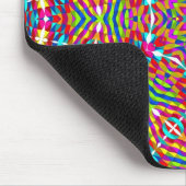 Colorful jumble Mandala Muismat (Hoek)