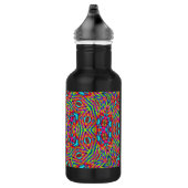 Colorful jumble Mandala Waterfles (Rechts)