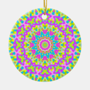 Colorful Kaleidoscoop 010 Keramisch Ornament