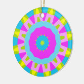 Colorful Kaleidoscoop 014 Keramisch Ornament (Links)