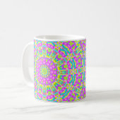 Colorful Kaleidoscoop 01 Koffiemok (Voorkant links)