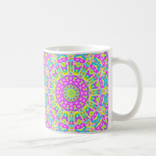 Colorful Kaleidoscoop 01 Koffiemok (Rechts)