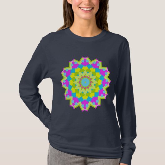 Colorful Kaleidoscoop 01 T-shirt (Voorkant)