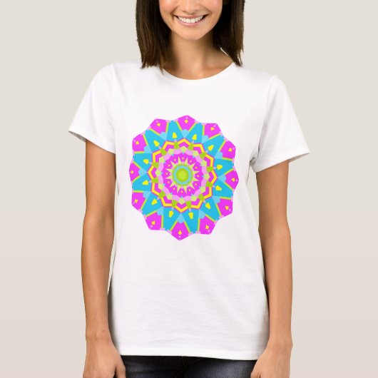 Colorful Kaleidoscoop 01 T-shirt (Voorkant)
