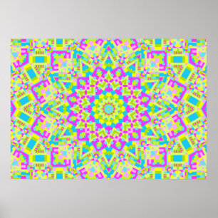 Colorful Kaleidoscoop 02 Poster