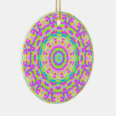 Colorful Kaleidoscoop 03 Keramisch Ornament (Rechts)