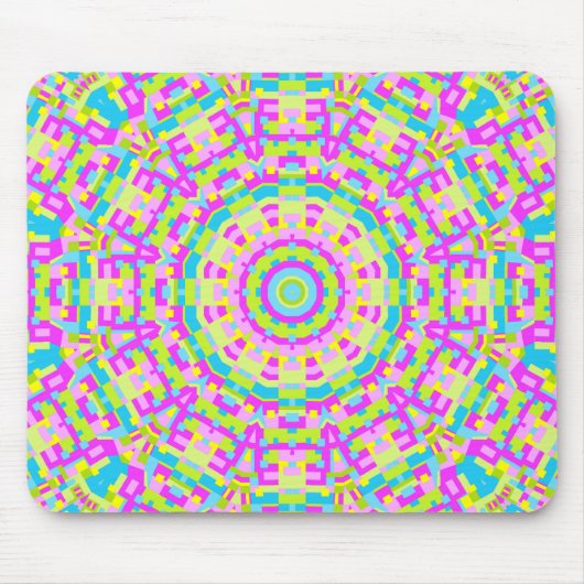 Colorful Kaleidoscoop 03 Muismat (Voorkant)