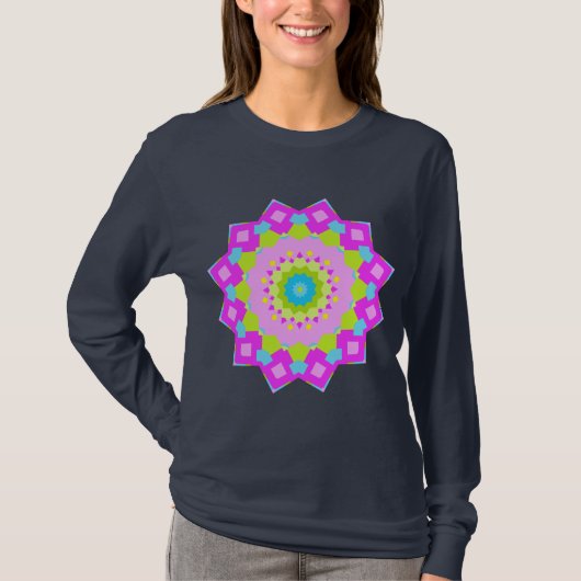 Colorful Kaleidoscoop 03 T-shirt (Voorkant)