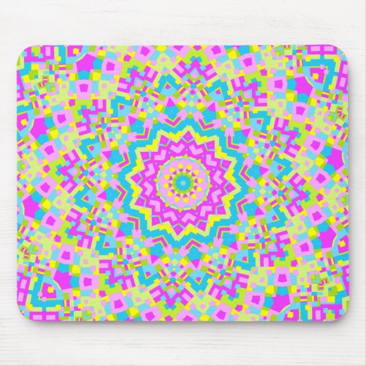 Colorful Kaleidoscoop 04 Muismat (Voorkant)