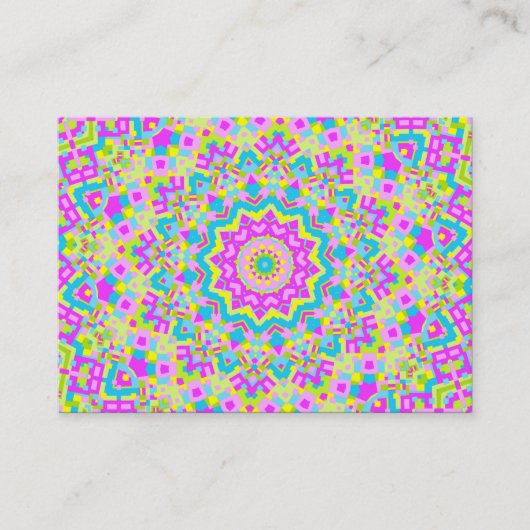 Colorful Kaleidoscoop 04 Visitekaartje (Voorkant)
