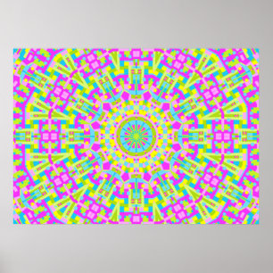 Colorful Kaleidoscoop 05 Poster